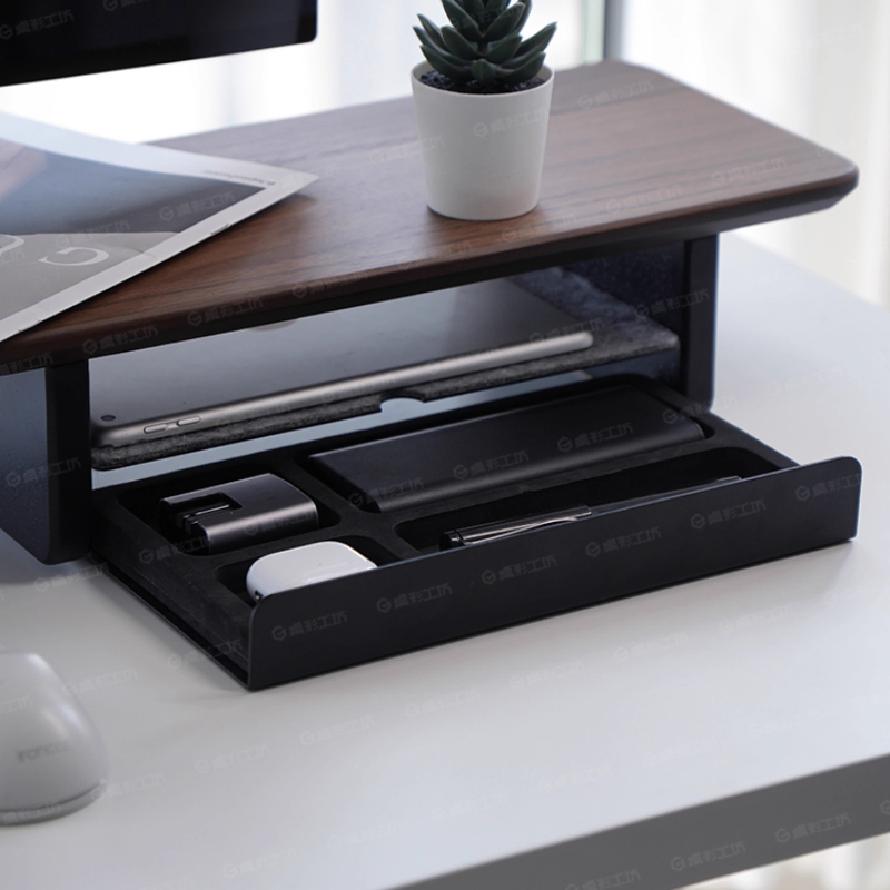 Desk Setup For Office - Podstawka pod monitor z szufladami do