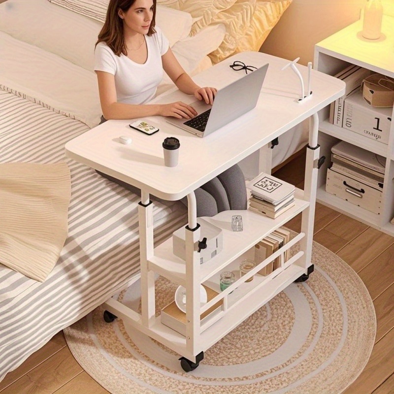 Desk Setup Shelves - Wielofunkcyjny składany stolik na kółkach, z