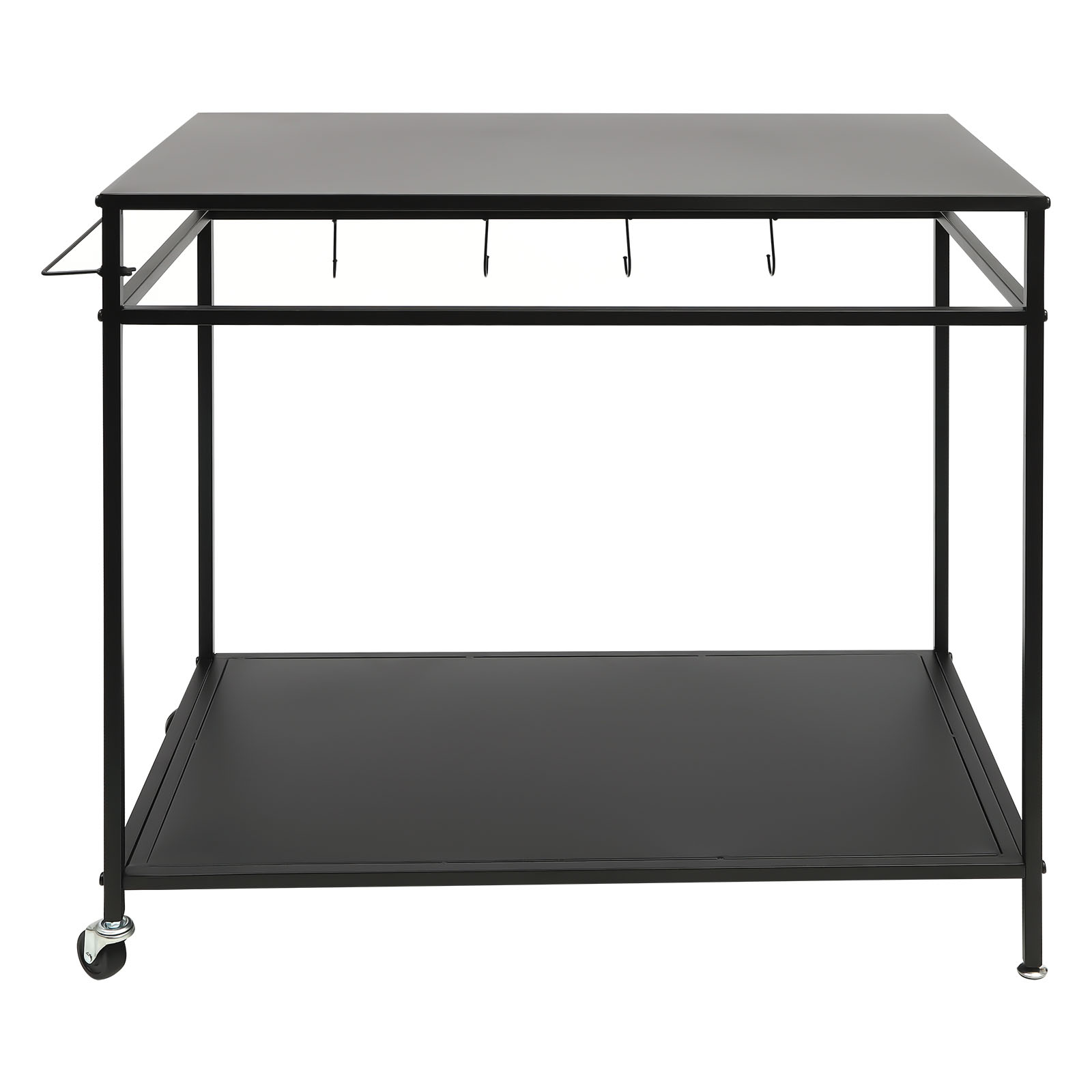 Desk Setup Shelves - Dwupoziomowy, mobilny stół do gotowania, wózek