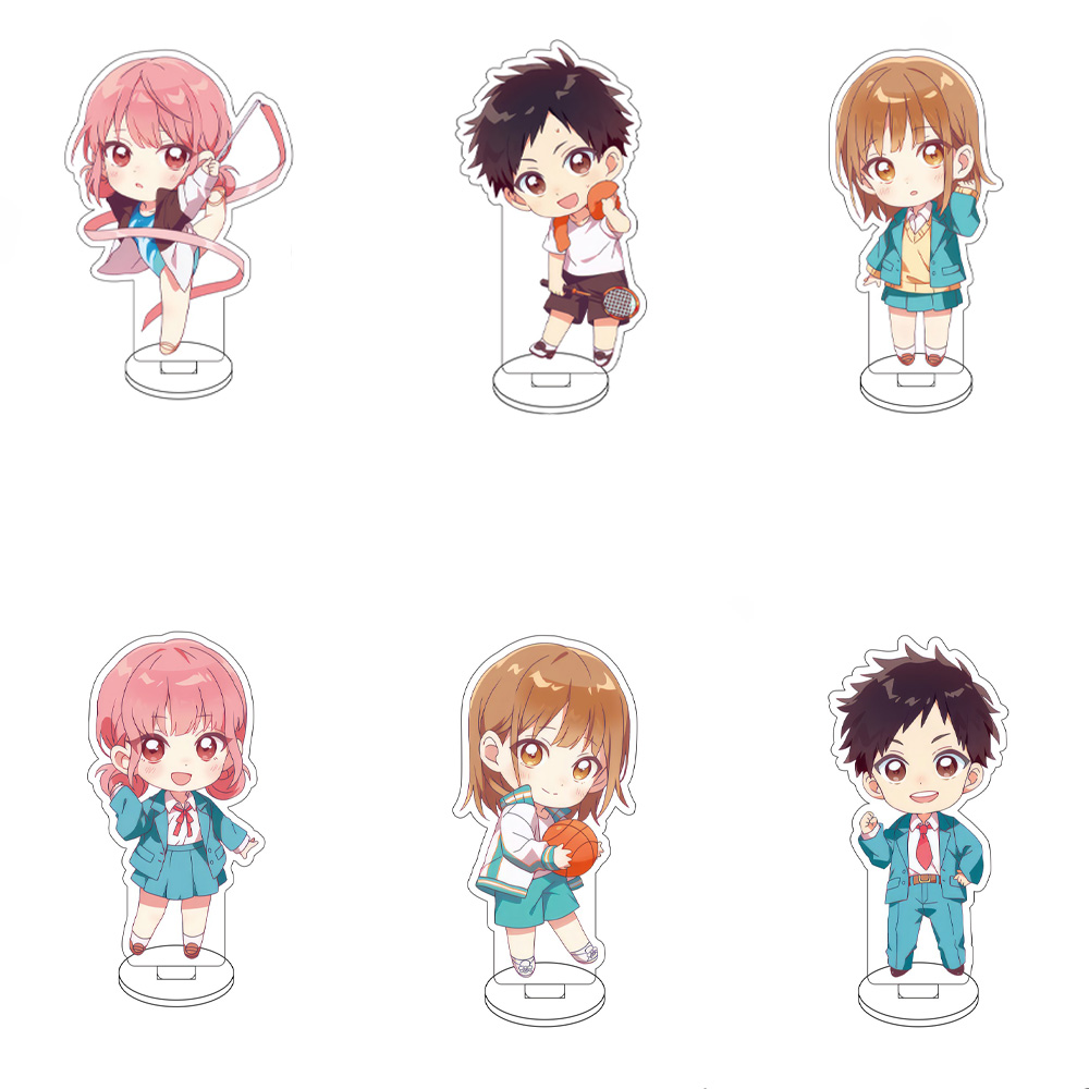 Desk Setup Cute - 10CM Anime Blue Box Figurka Stojak