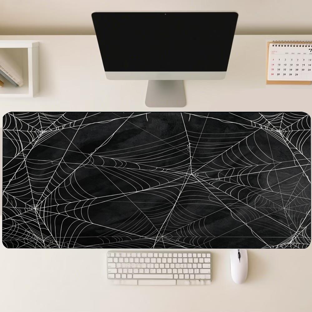 Desk Setup Gaming And Work - Upiorna ciemna pajęczyna w stylu gotyckim,