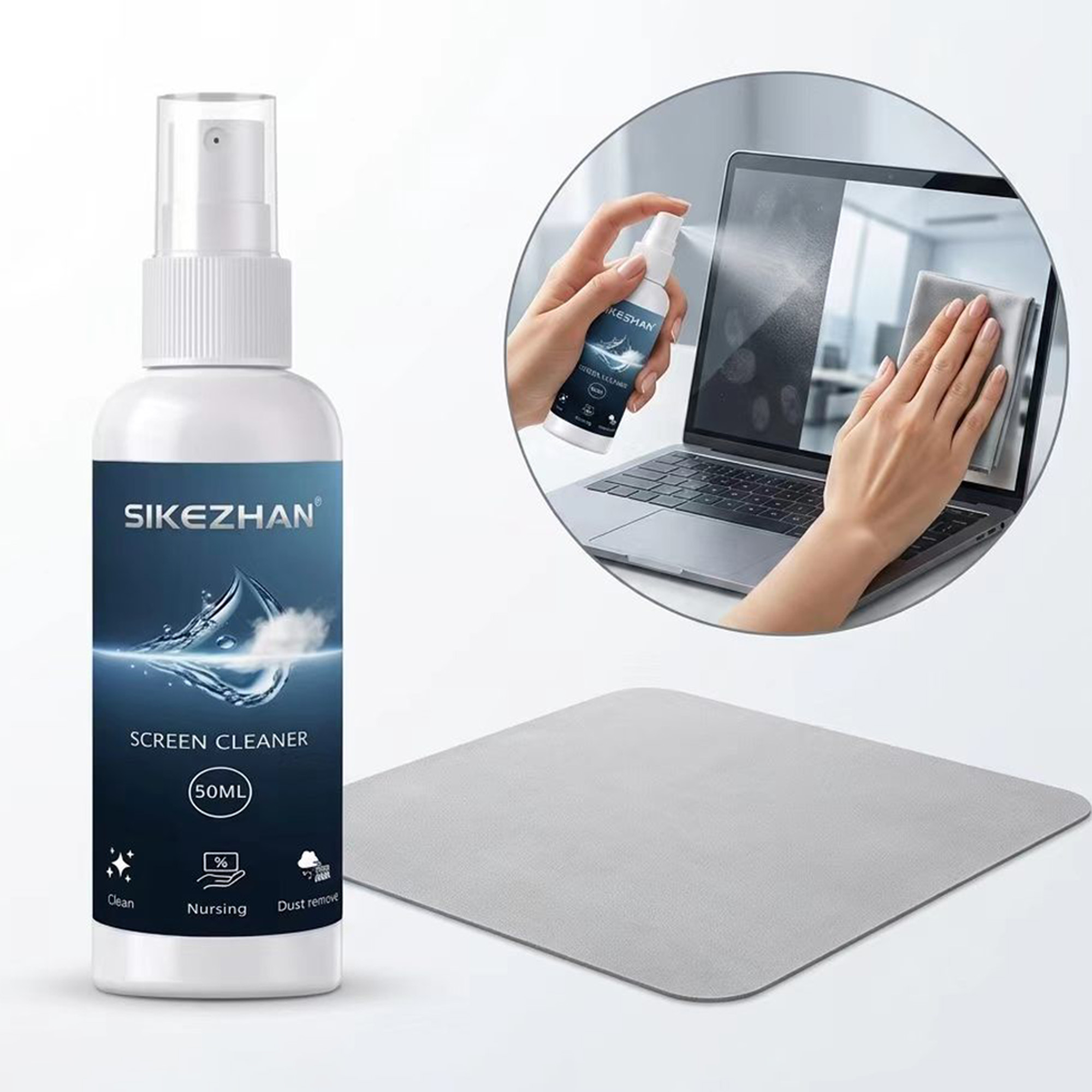 Monitor Cleaning Kit - Zestaw do czyszczenia ekranów SIKEZHAN 50ml