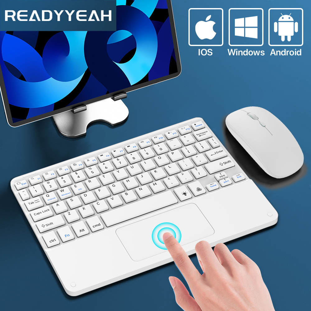 Desk Setup Keyboard - Touchpad Bezprzewodowa klawiatura i mysz Klawiatura