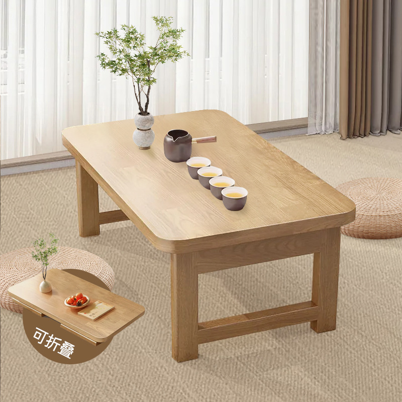 Desk Setup Japan - Składany drewniany stolik japoński do okna