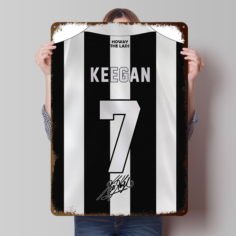 Desk Setup Poster - Plakat z metalu blaszanego Kevin Keegan