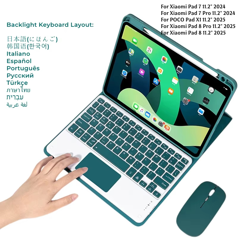 Podświetlana klawiatura z mysz – Desk Setup Keyboard recenzja i cena