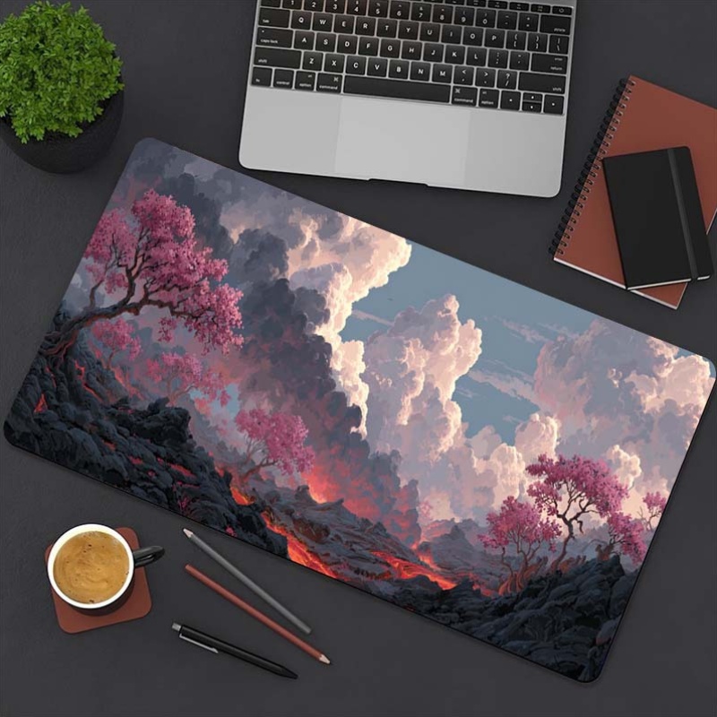 Duża podkładka pod mysz Volcan – Desk Setup For Office recenzja i cena