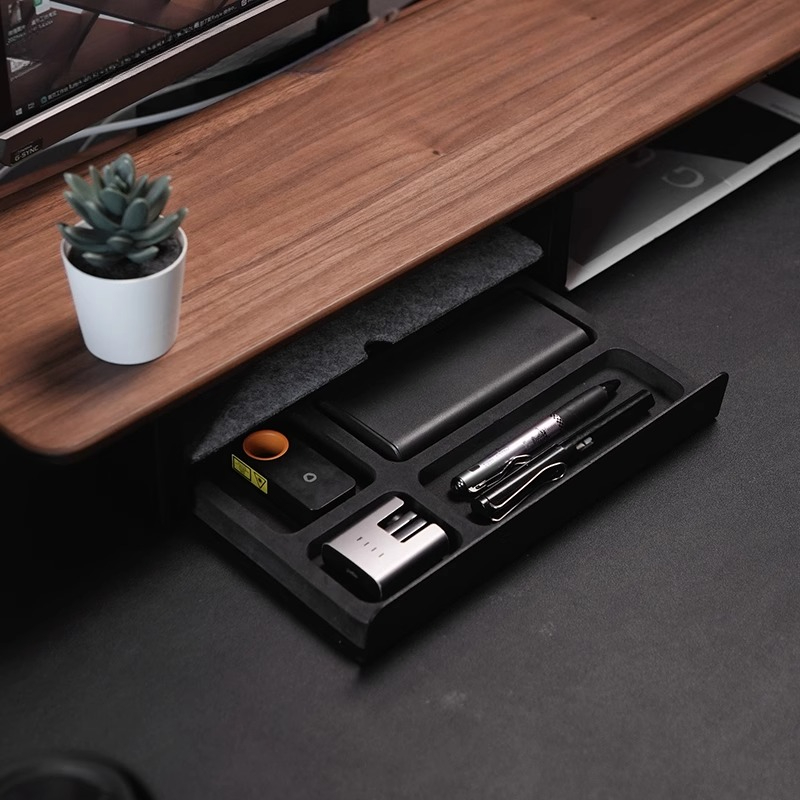 Podstawka pod monitor z szufla – Desk Setup For Office recenzja i cena