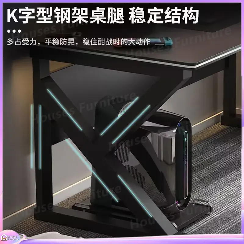Biurko gamingowe Cafe Metal, c – Desk Setup For Office recenzja i cena