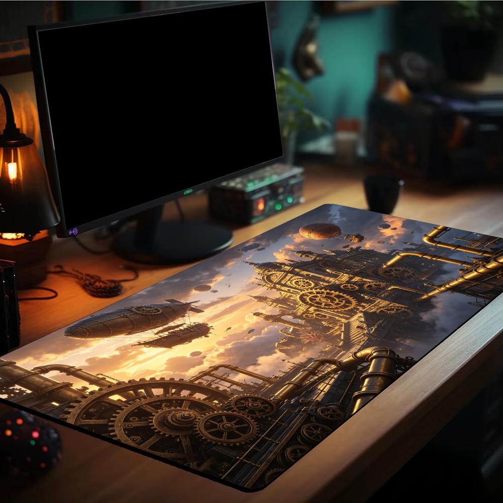 Steampunkowa duża podkładka po – Desk Setup For Office recenzja i cena