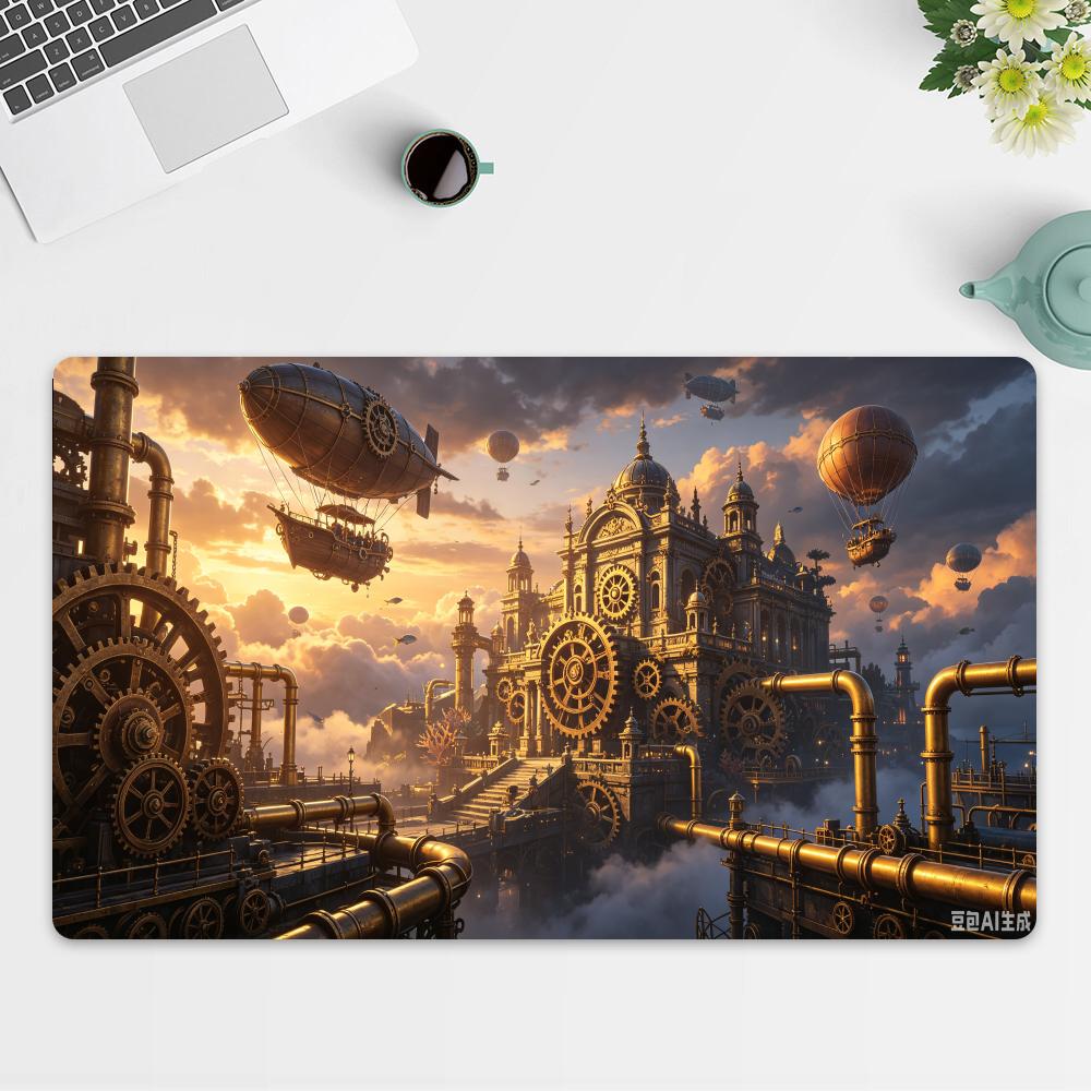 Steampunkowa duża podkładka po – Desk Setup For Office recenzja i cena