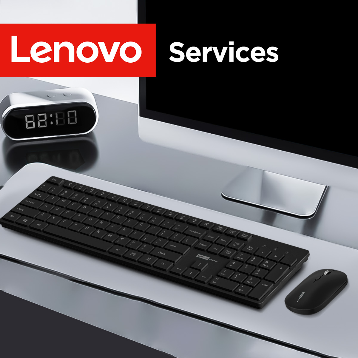 Bezprzewodowy zestaw klawiatur – Desk Setup Keyboard recenzja i cena