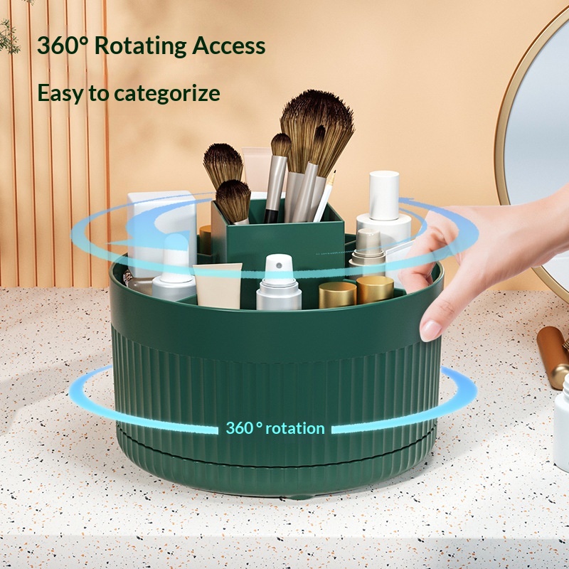 360 °   Obrotowy organizer na  – Desk Setup Shelves recenzja i cena