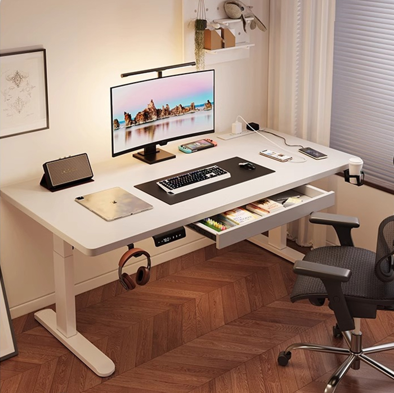 Nowoczesne elektryczne biurko  – Desk Setup For Office recenzja i cena