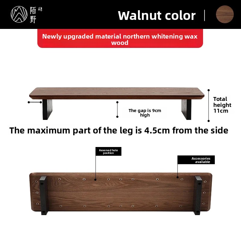 Solidny drewniany stojak pod m – Desk Setup For Office recenzja i cena