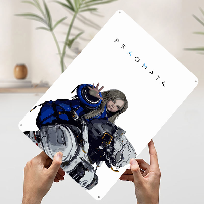Metalowy plakat z postaciami z – Desk Setup Poster recenzja i cena
