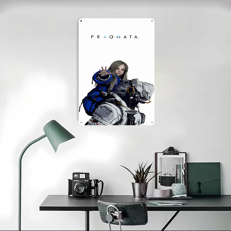 Metalowy plakat z postaciami z – Desk Setup Poster recenzja i cena