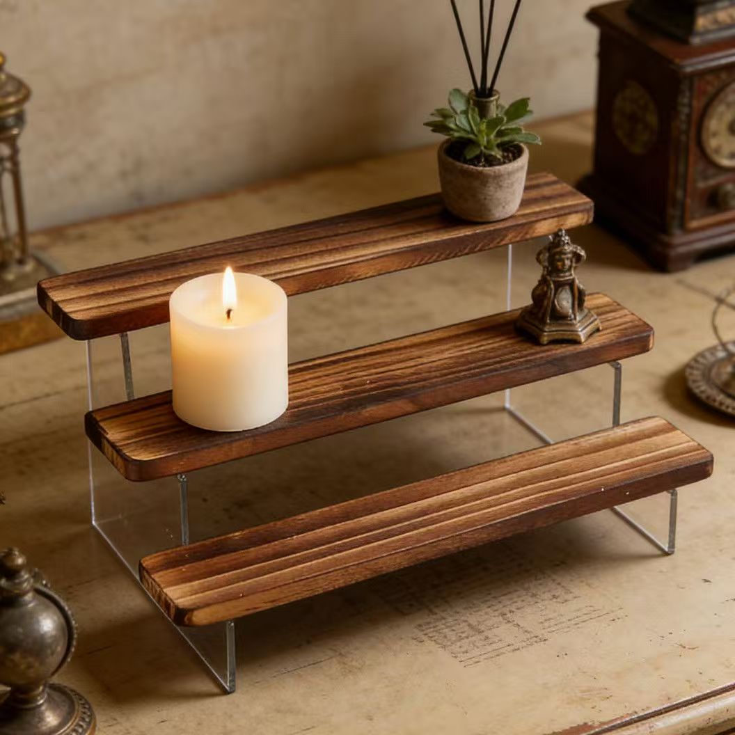 Stojak ekspozycyjny z opalonym – Desk Setup Shelves recenzja i cena