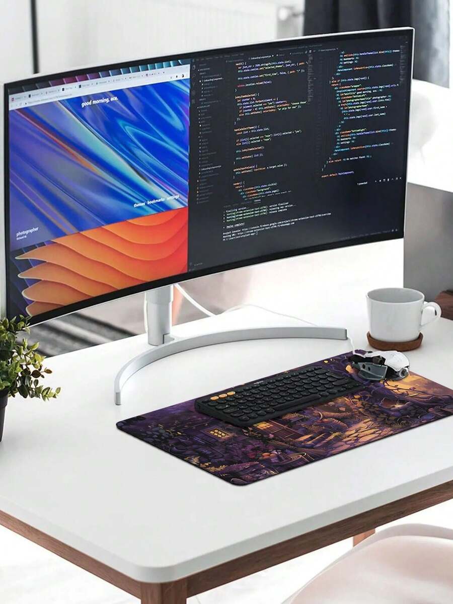 Duża podkładka pod mysz do gie – Desk Setup Gaming And Work recenzja i cena