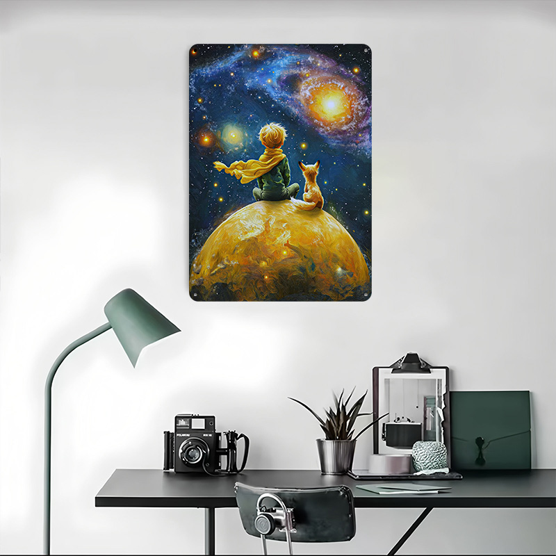 Plakat z Małym Książętem i Lis – Desk Setup Poster recenzja i cena